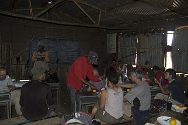 Schoolroom at Chiro Leba